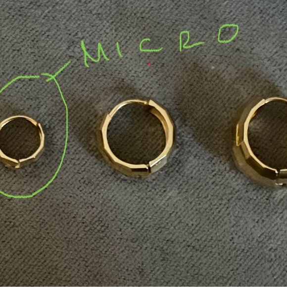 Adornmonde Saul Micro Disco Hoop Earrings - Picture 4 of 7